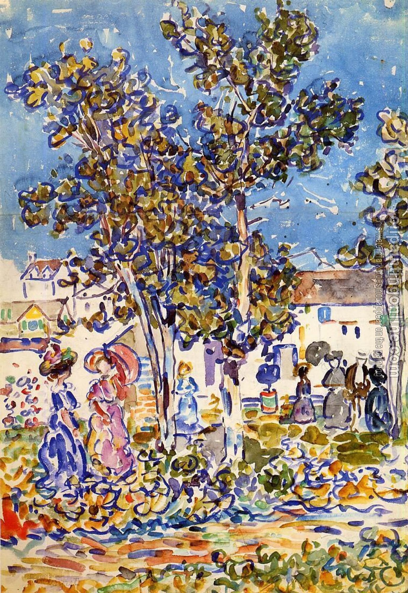 Prendergast, Maurice Brazil - Spring Promenade